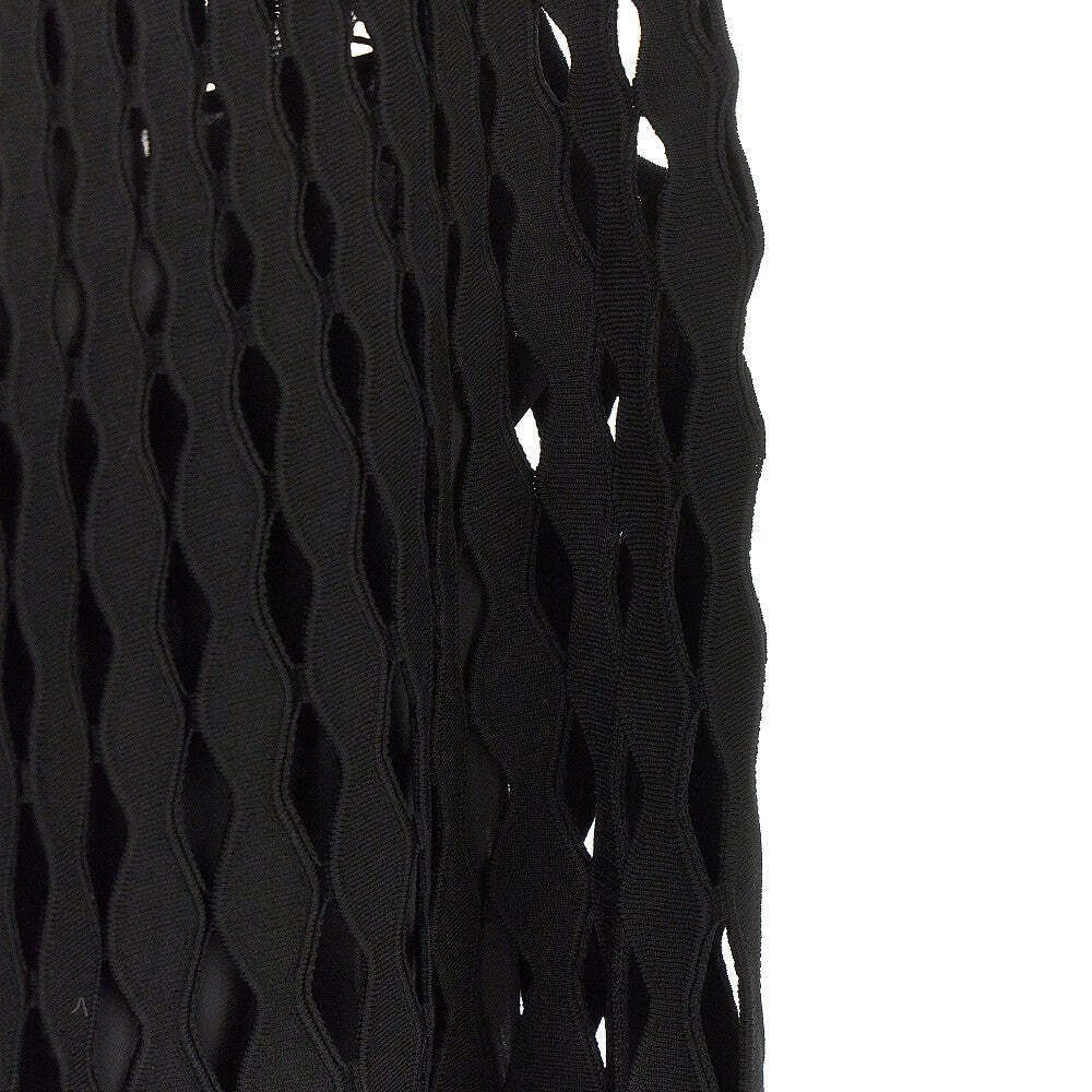 Emporio Armani Openworked Knit Mini Dress - Picture 2 of 3